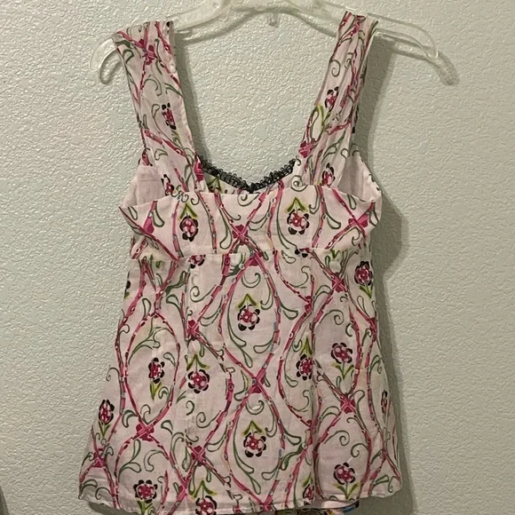 Nanette Lepore summer top button down front NWOT - Picture 7 of 7